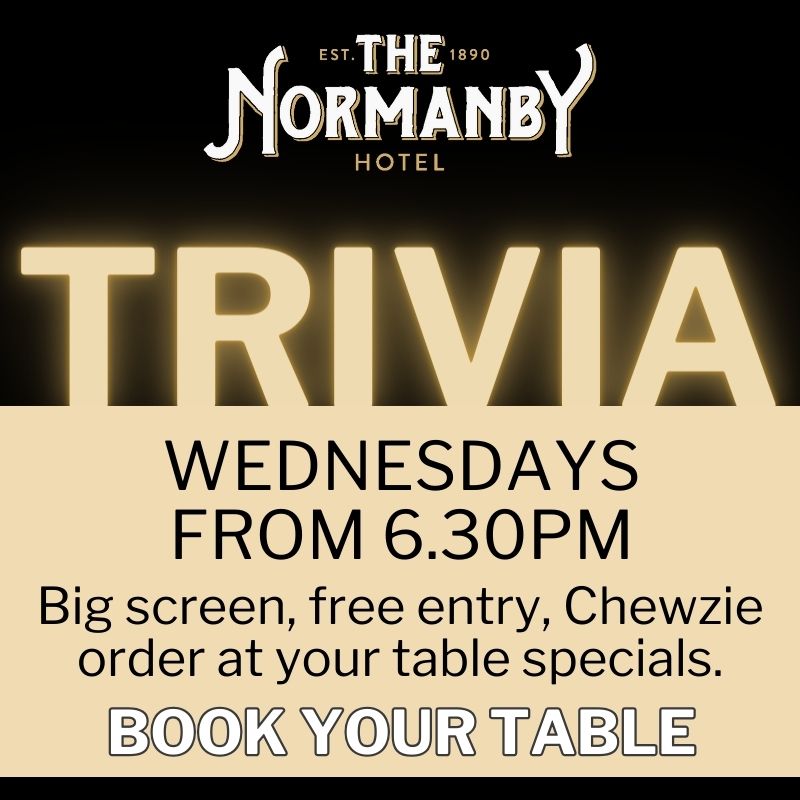 Normanby trivia on every wednesday night