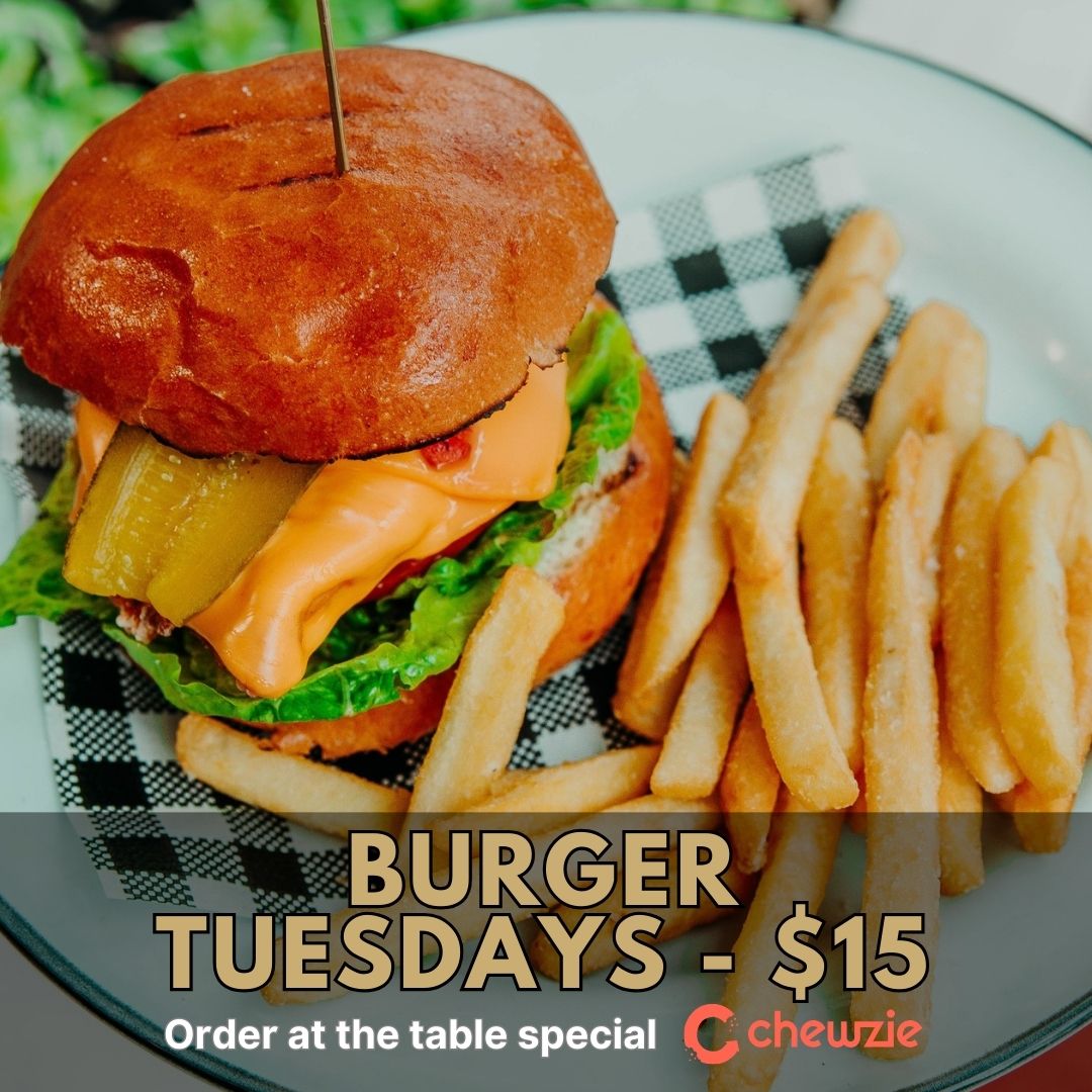 burger special at the normanby hotel on tuesdays